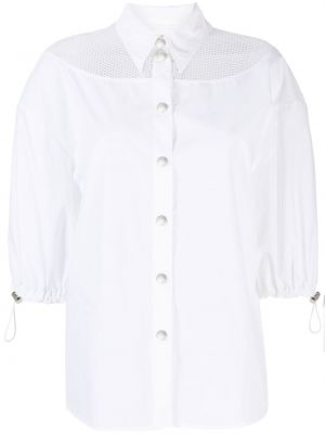 Мрежеста блуза Boutique Moschino бяло