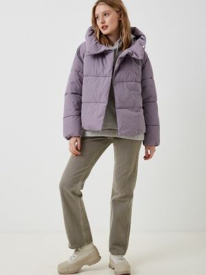 Утепленная демисезонная куртка Ostin фиолетовая
