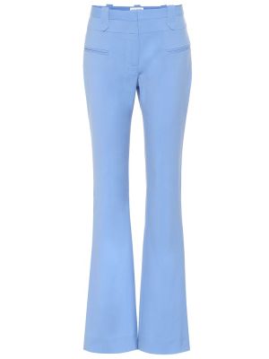 Vlněné volné kalhoty Altuzarra - modrá