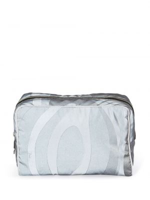 Geantă cu imagine cu imprimeu abstract reflectorizantă Pucci argintiu