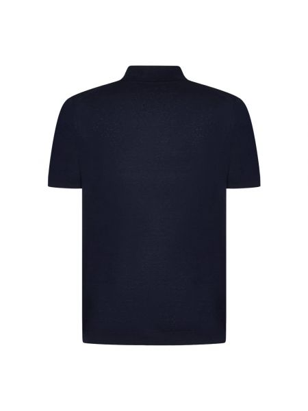 Poloshirt Low Brand blau