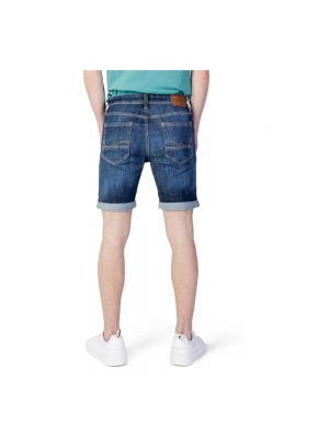Pantalones cortos vaqueros de algodón Jack & Jones azul