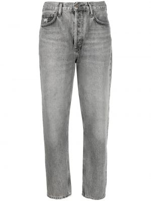 Jeans skinny slim Agolde gris