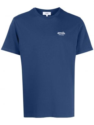 Βαμβακερή μπλούζα με σχέδιο Arrels Barcelona μπλε