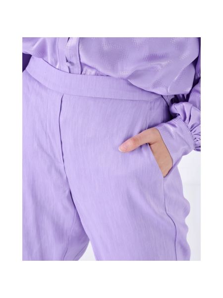 Pantalones rectos Silvian Heach violeta