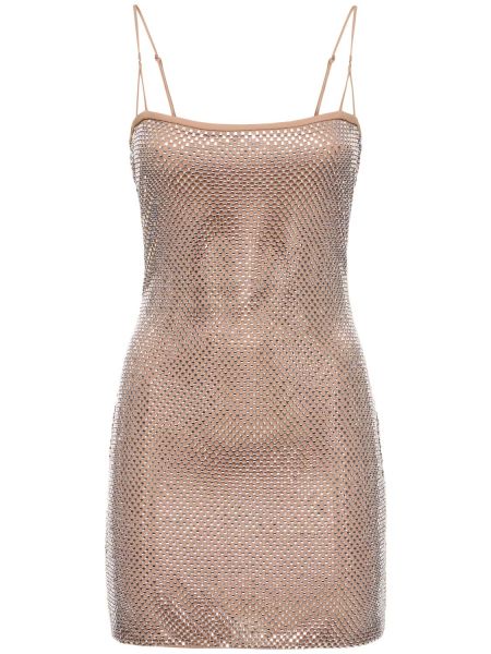 Mini suknele Giuseppe Di Morabito smėlinė
