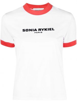 Памучна тениска с принт Sonia Rykiel