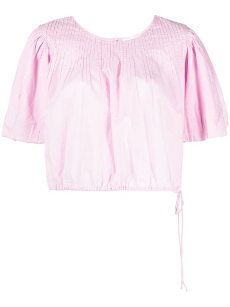 Kort blus Merlette rosa