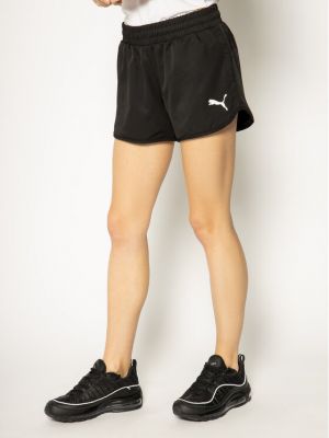 Плетени спортни шорти Puma черно