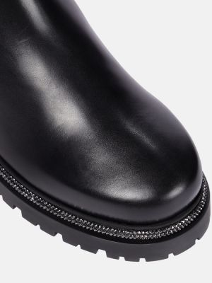 Iš natūralios odos chelsea stiliaus batai René Caovilla juoda