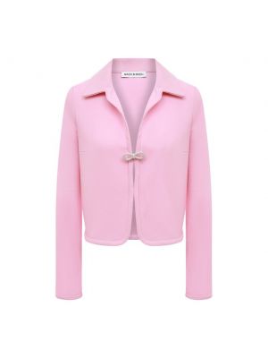 Шерстяной пиджак Mach & Mach, розовый