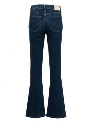 Jeans bootcut taille haute Paige bleu
