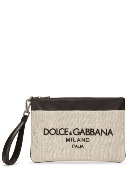 Işlemeli clutch çanta Dolce & Gabbana