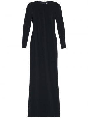 Czarna sukienka długa Balenciaga