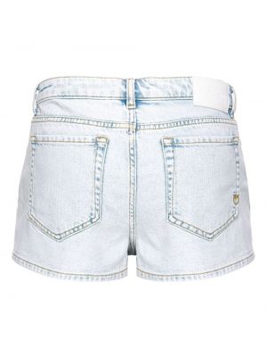 Shorts en jean plissées Pinko bleu