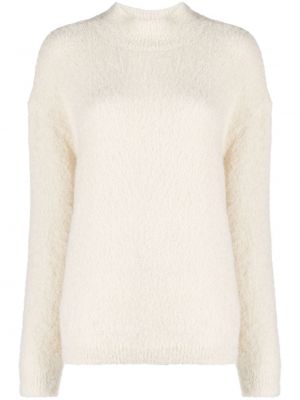 Пуловер от алпака вълна La Collection бежово