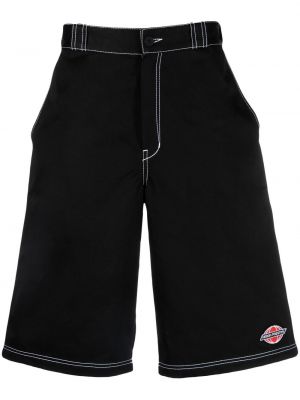 Bermuda kratke hlače z vezenjem Heron Preston črna