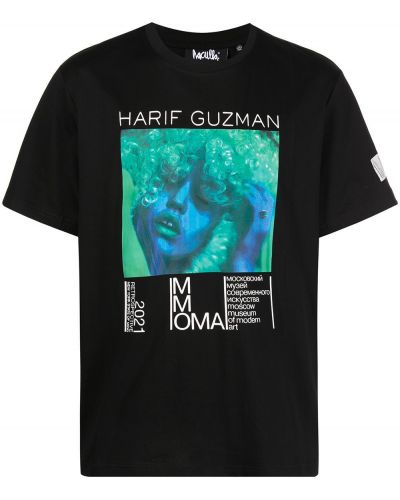 T-shirt con stampa Haculla nero