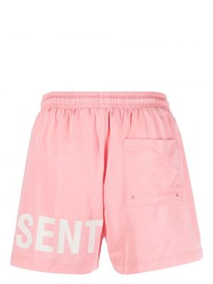 Pantaloni scurți cu imagine Represent roz