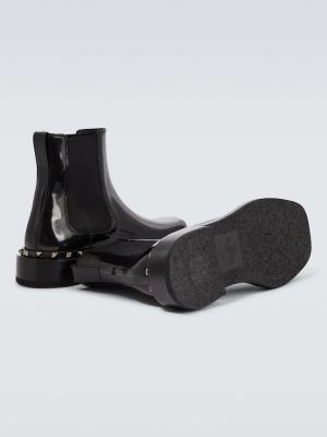 Chelsea boots en cuir Valentino Garavani noir