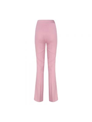 Spodnie relaxed fit Pinko różowe