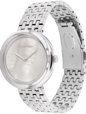 Часы из нержавеющей стали Calvin Klein серебряные