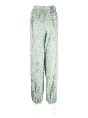 Spodnie sportowe z nadrukiem Amiri zielone