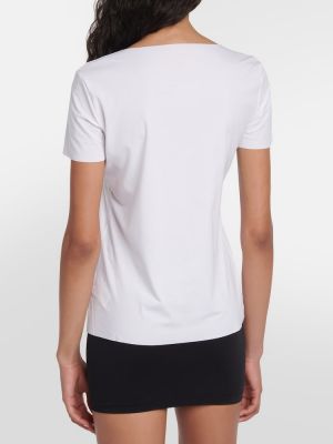 T-shirt in jersey Wolford bianco
