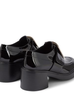 Δερμάτινα loafers από λουστρίνι Roger Vivier μαύρο