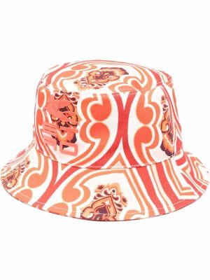 Paisley bøttehatt Etro oransje