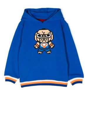 Hoodie Mostly Heard Rarely Seen 8-bit blu