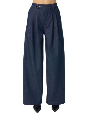 Voľné džínsy s vysokým pásom Amiri modrá