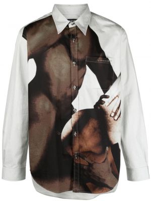 Βαμβακερό πουκάμισο με σχέδιο Y Project