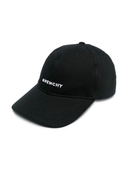 Czarna czapka z daszkiem Givenchy
