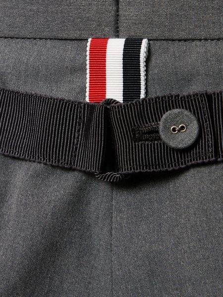 Pantalones de algodón Thom Browne gris