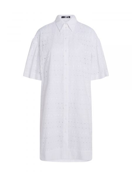 Haljina košulja Karl Lagerfeld bijela