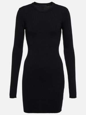 Μάλλινη φόρεμα Wardrobe.nyc μαύρο