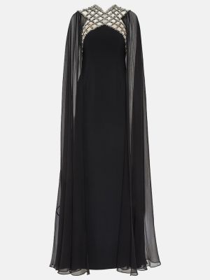 Sukienka długa Jenny Packham czarna