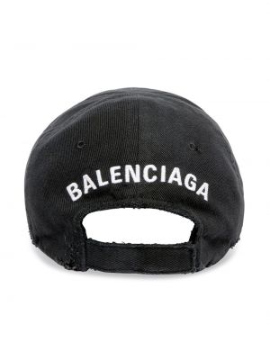 Distressed cap Balenciaga schwarz