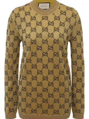 Пуловер Gucci золотой