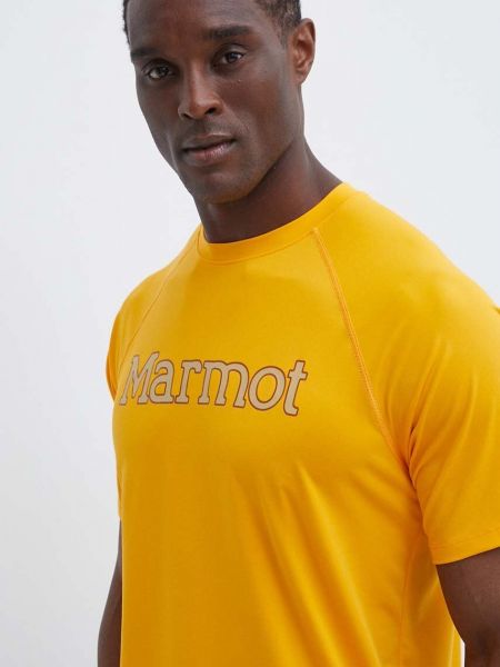 Majica v športnem stilu Marmot rumena