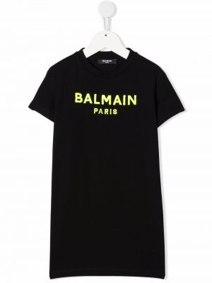 Rund hals t-skjorte for jenter Balmain Kids svart