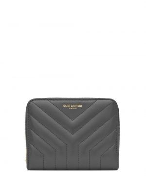 Portofel matlasate Saint Laurent gri