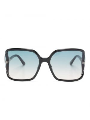 Oversized slnečné okuliare s prechodom farieb Tom Ford Eyewear čierna