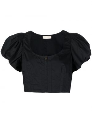 Crop top Ulla Johnson svart