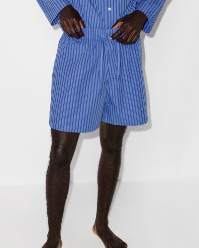 Pantalones cortos con cordones Tekla azul