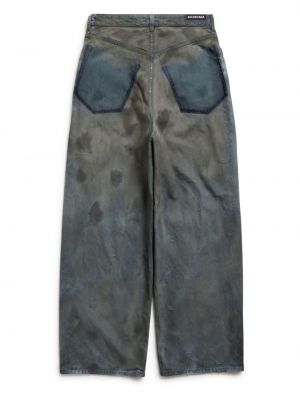 Distressed bootcut jeans Balenciaga blau