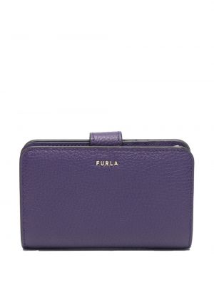 Lær lommebok Furla lilla