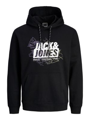 Garš džemperis Jack & Jones melns