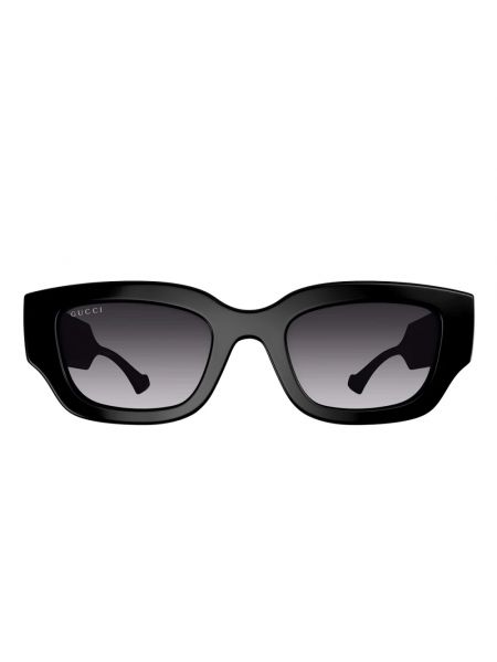 Okulary przeciwsłoneczne w geometryczne wzory Gucci czarne